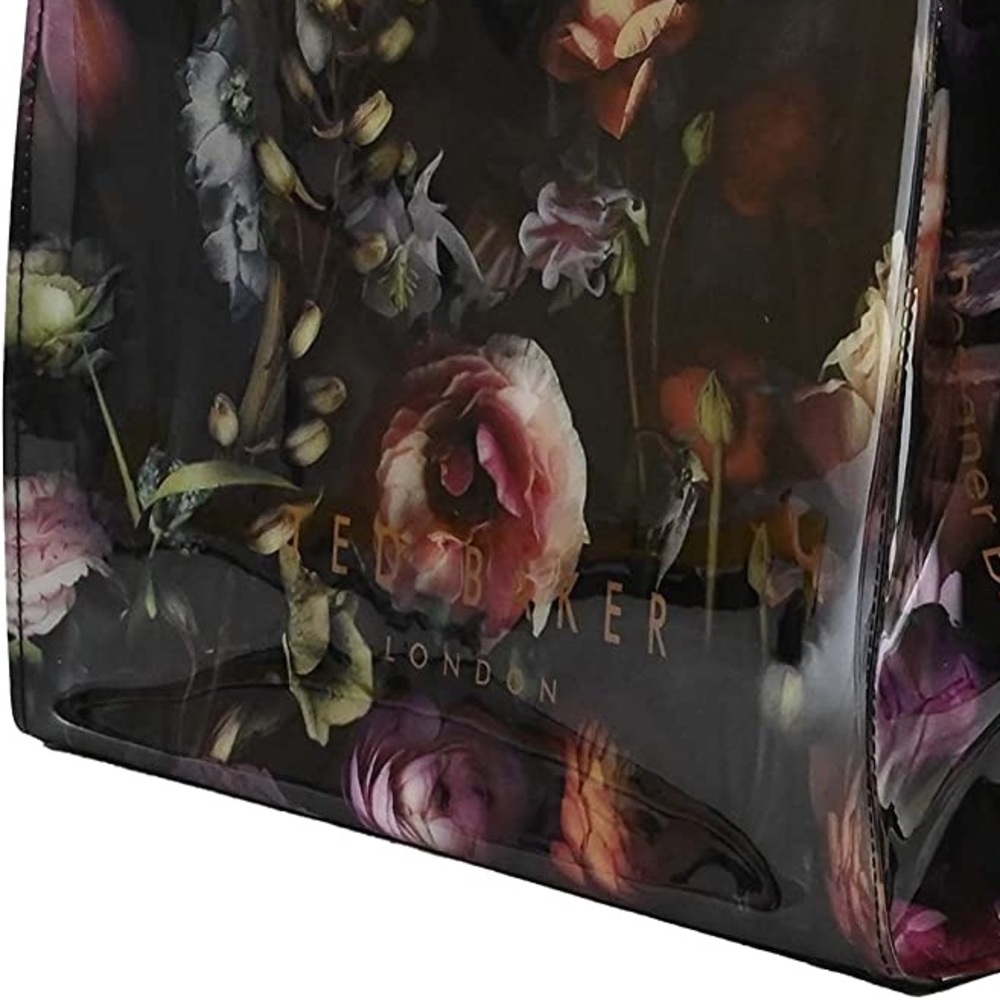 NWT Ted Baker Small Dowcon Flora Icon Bag Shopper Tote in Mid Grey - Picture 4 of 10